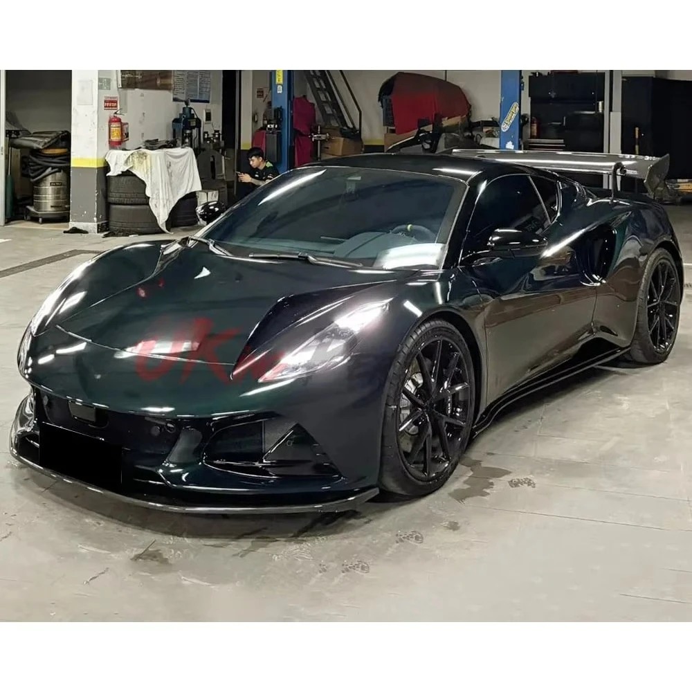 Lotus Emira GT4 Style Dry Carbon Fiber Front Lip for Lotus Emira
